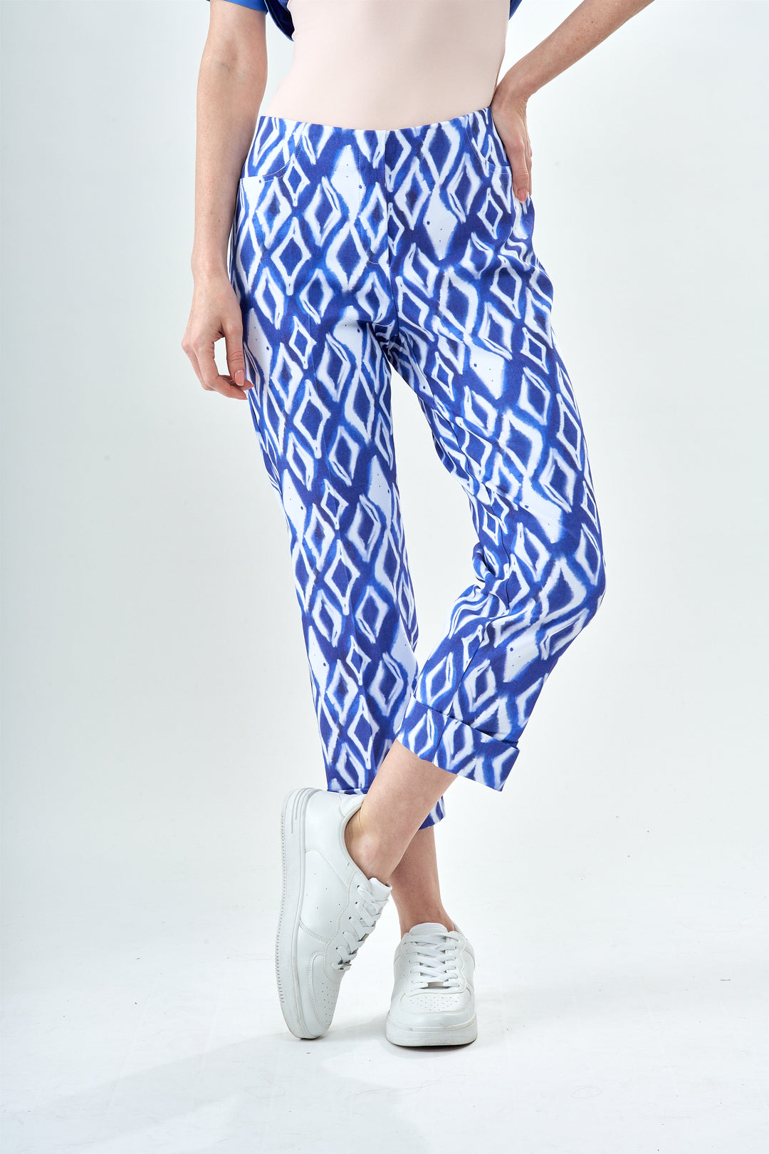 Techno Cuff Crop Pant Denim