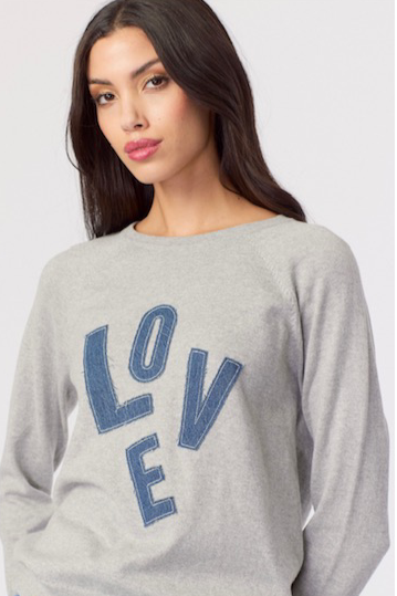 Love Logo Sweatshirt Blue