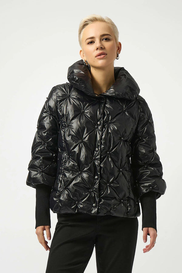 Pearl Quilted Puffer Trapeze Jacket