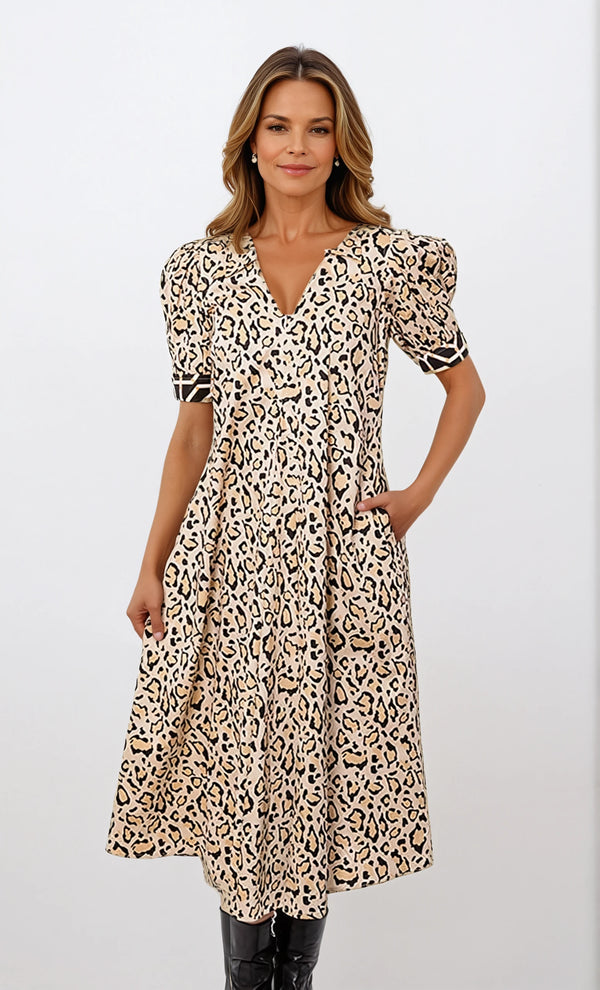 Montauk Leopard Print Dress