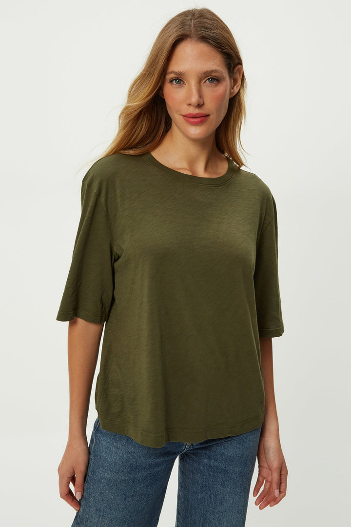 Reid Oversized Crew in Topiary