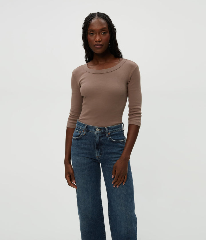 Dot Crewneck Cobblestone