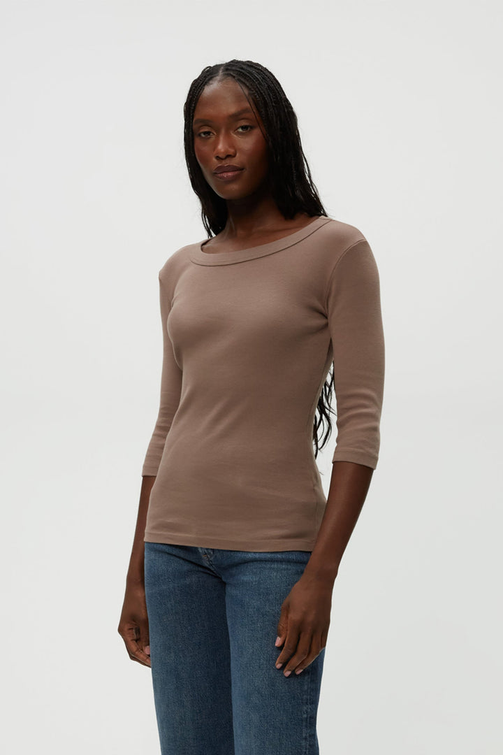 Dot Crewneck Cobblestone