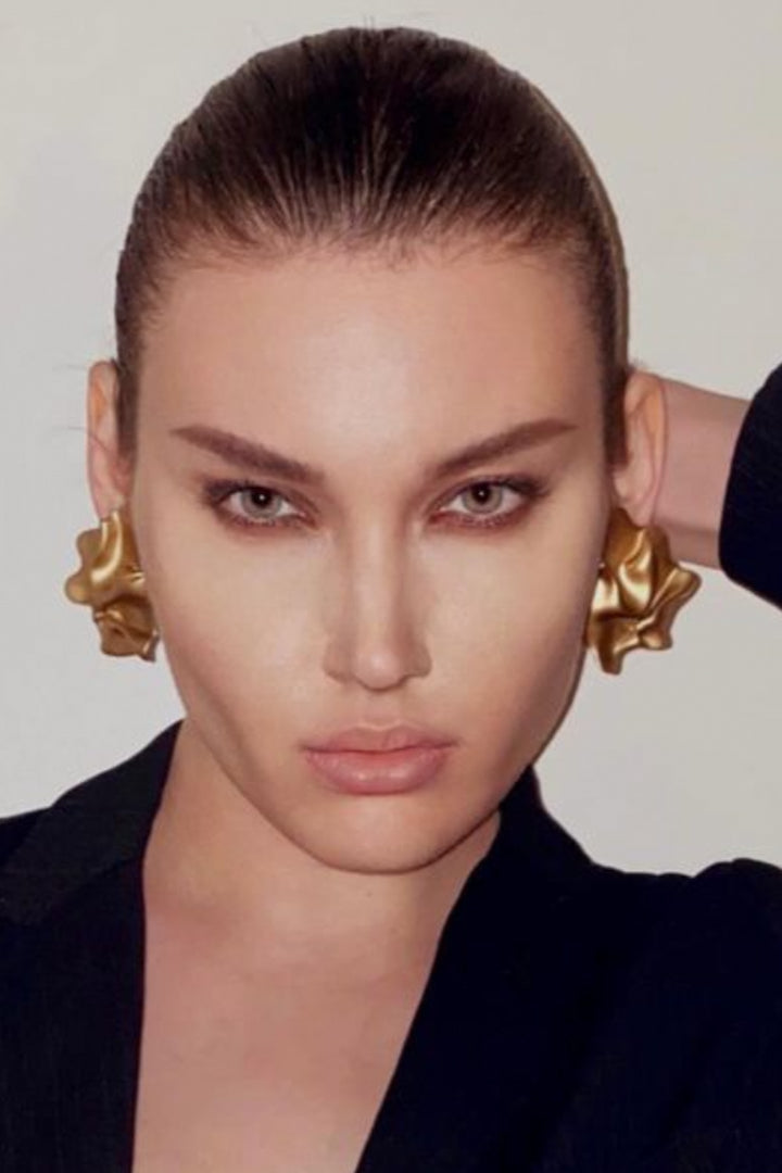 Azalea Clip Earring in Gold