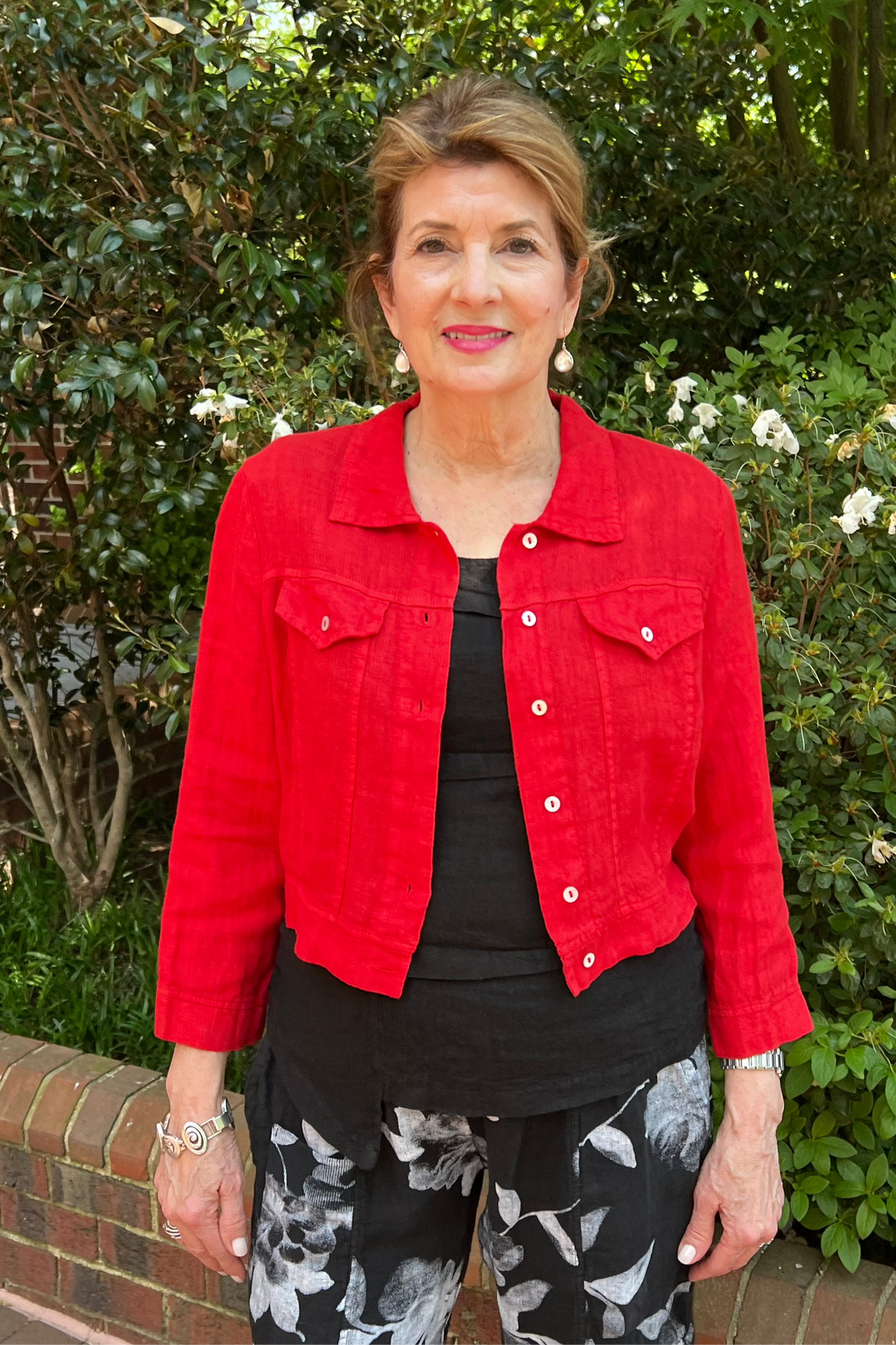 Linen Jean Jacket Scarlett