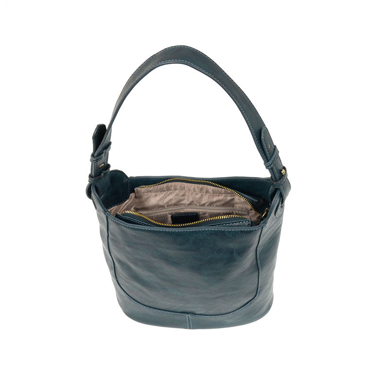 Brielle Small Bucket Bag Dark Turquoise