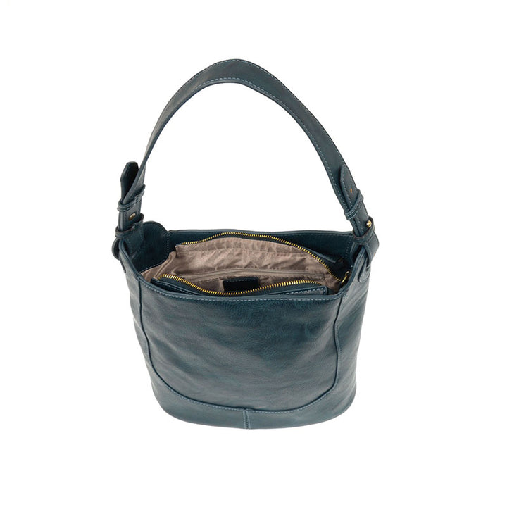 Brielle Small Bucket Bag Dark Turquoise