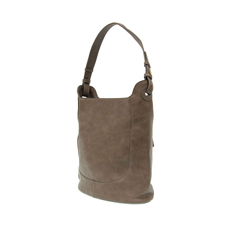 Brielle Small Bucket Bag Mushroom