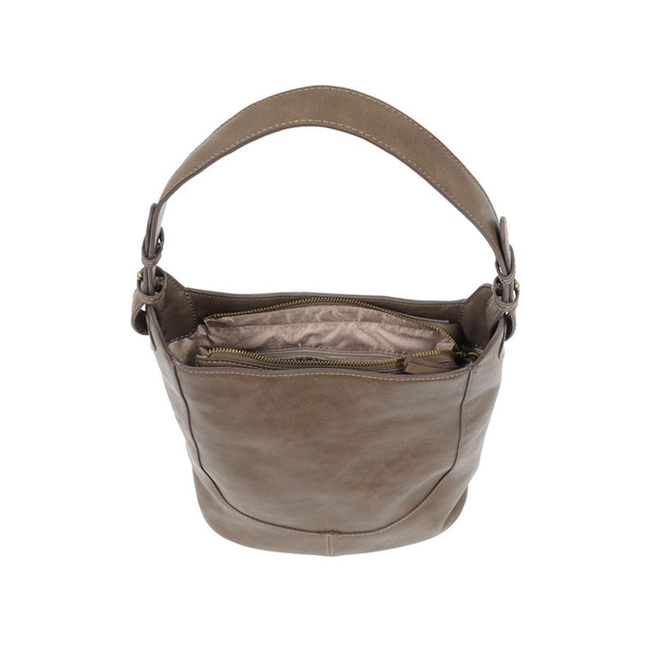 Brielle Small Bucket Bag Mushroom
