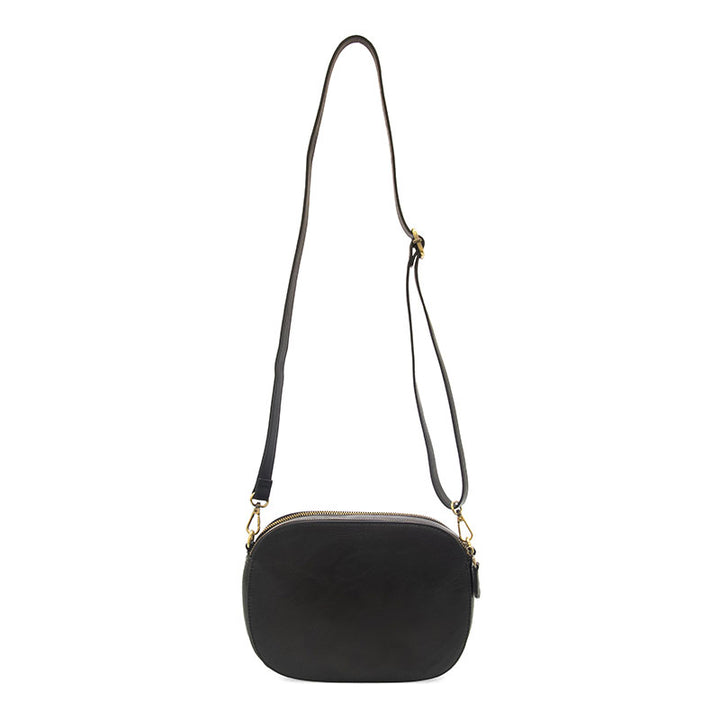 Nora Large Double Zip Camera Bag Black