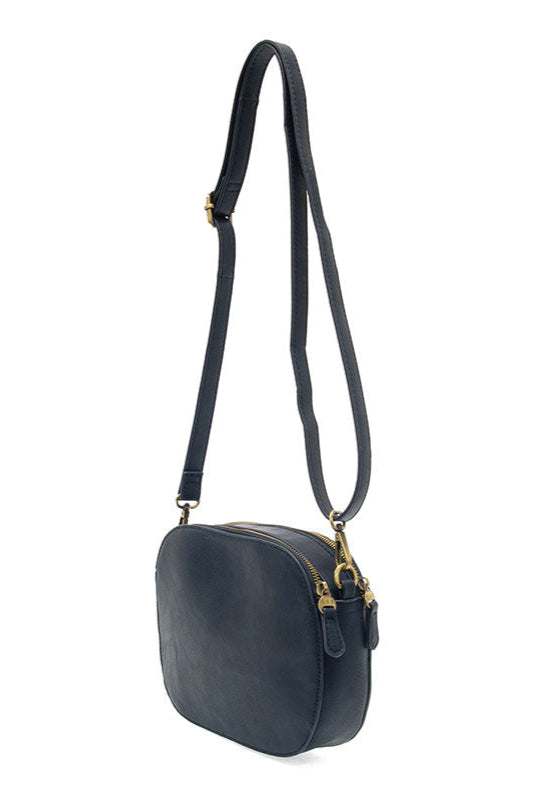 Nora Large Double Zip Camera Bag Navy