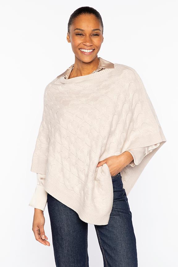 Luxe Cable Poncho