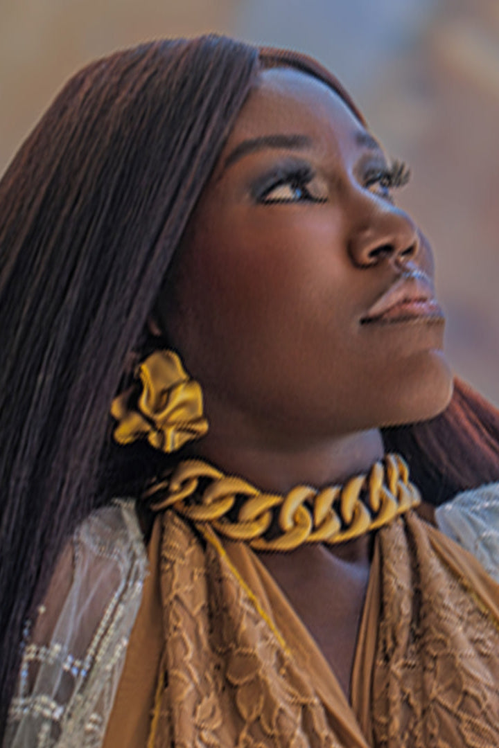 Azalea Clip Earring in Gold