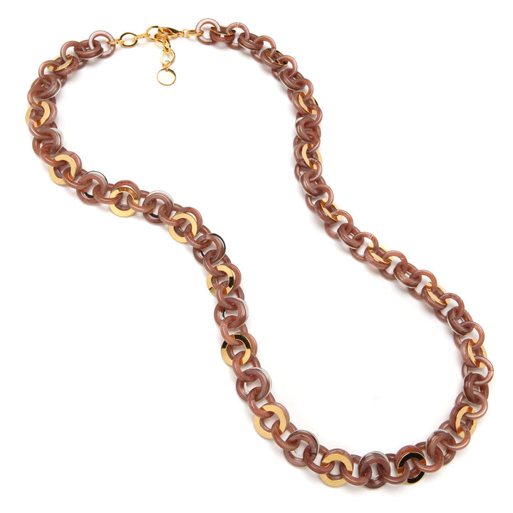 Sea Chain Necklace in Mocha Mist