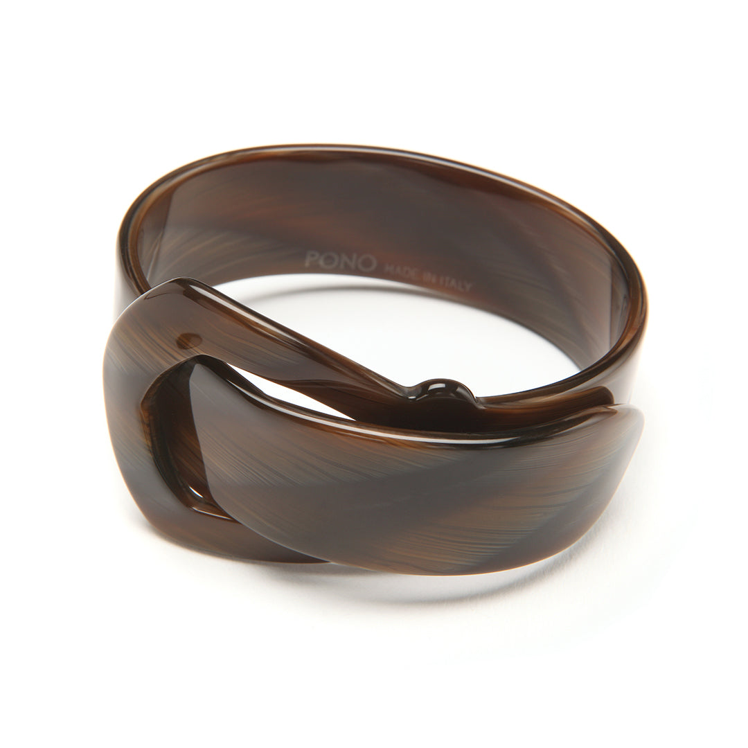 Buckle Bracelet in Coffee