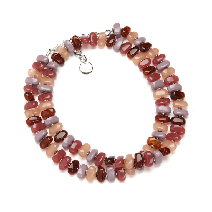 Desi Necklace in Mauve Mist