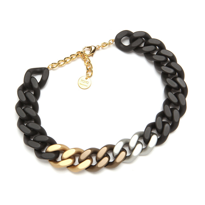 Colette Noire Necklace in Matte Black