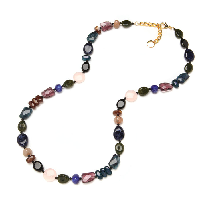 Felicia Necklace in Night Opal