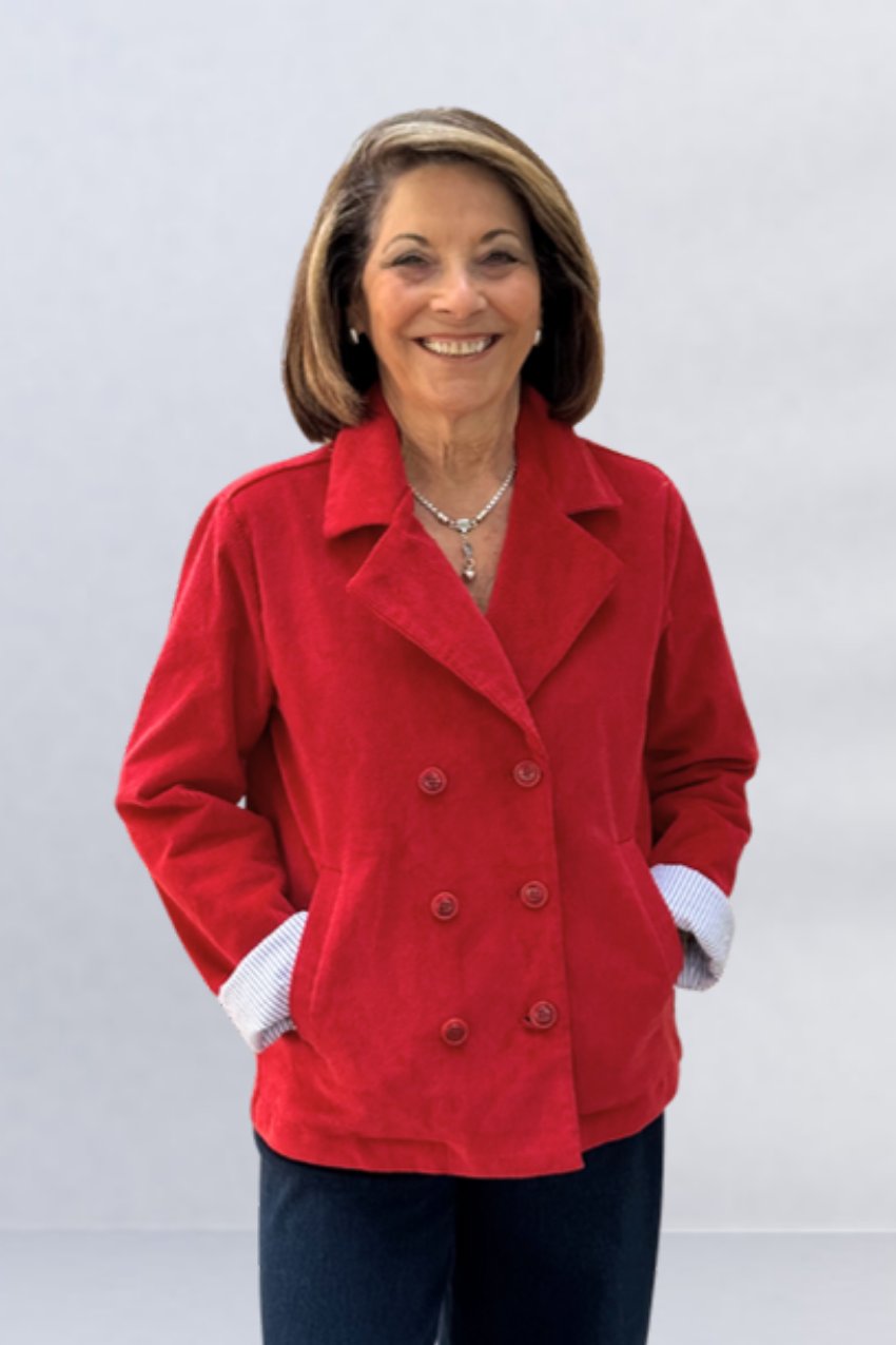 Corduroy Jacket Red