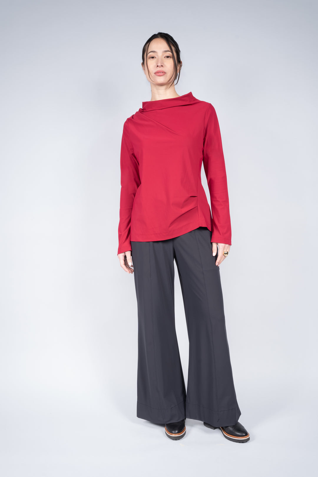 Lela Long Sleeve Top Garnet