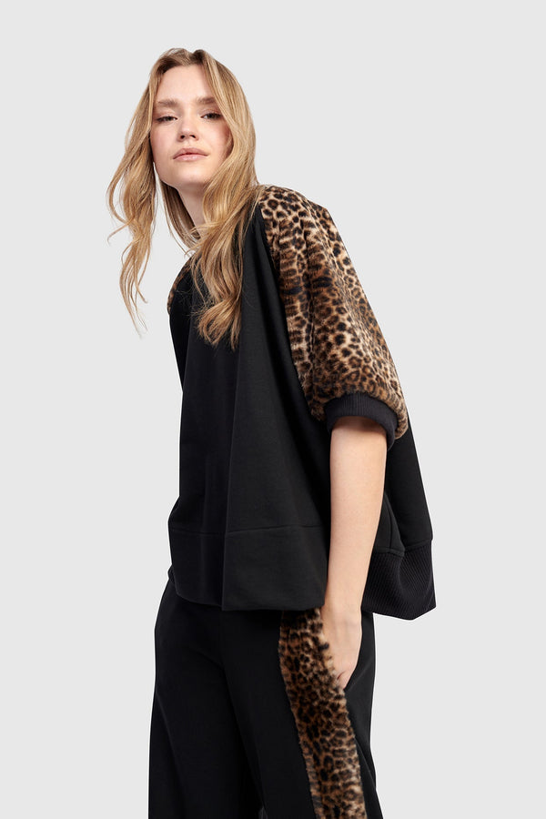 Urban Shroud Top, Leopard