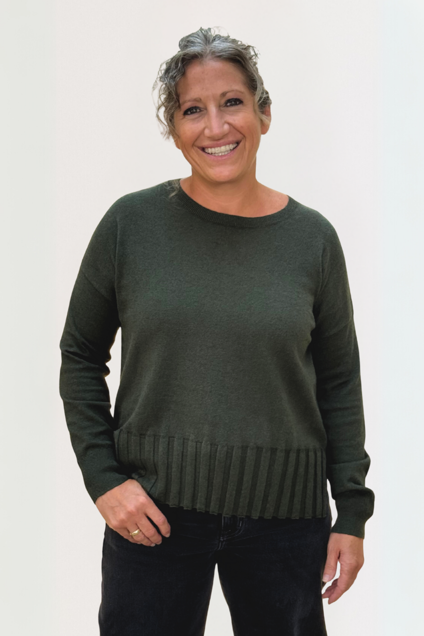 Rib Hem Crew Military