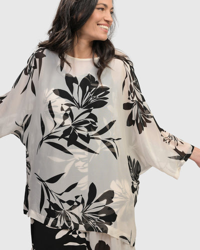 Sitting Poolside Tunic Top, Floral