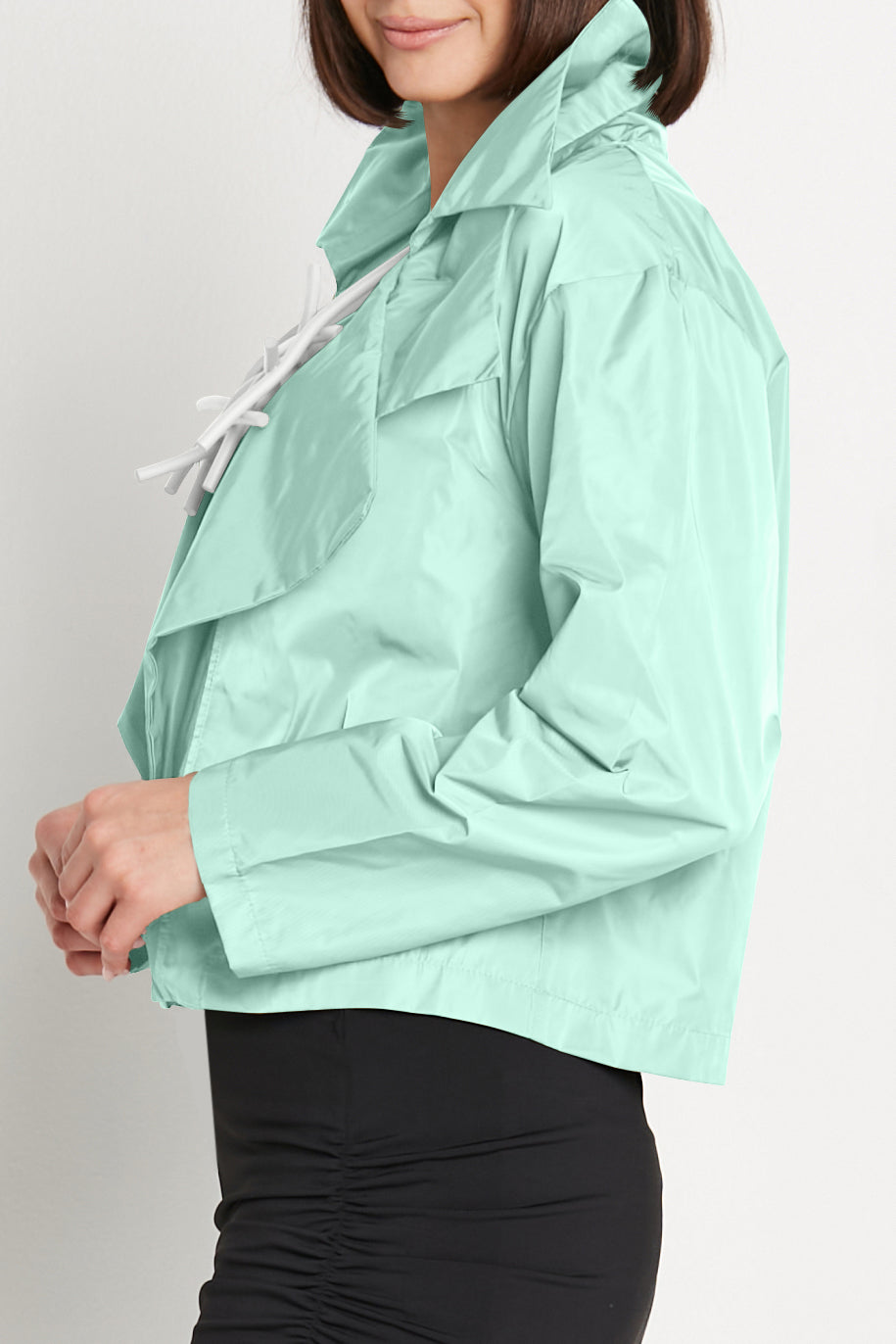 Nylon Triple Collar Jacket Haze