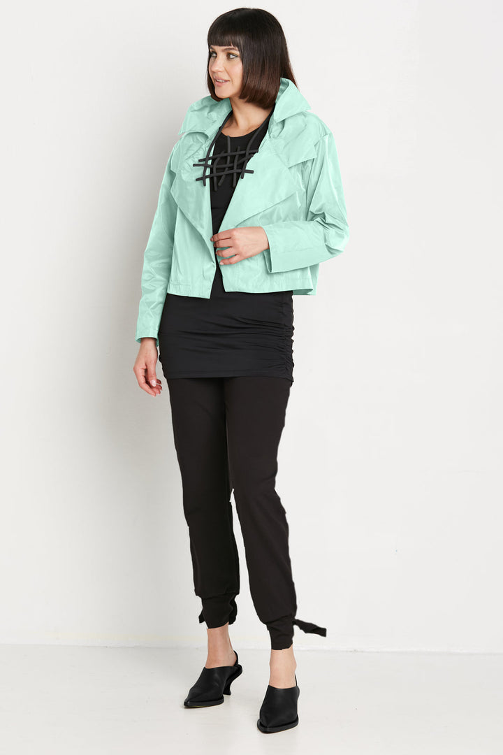 Nylon Triple Collar Jacket Haze