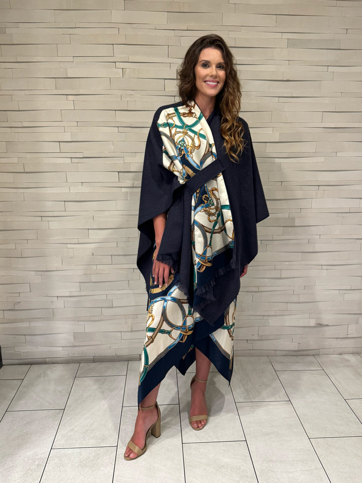 Silk Dress / Blue Stirrup