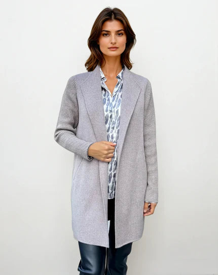 Rib Sleeve Coat