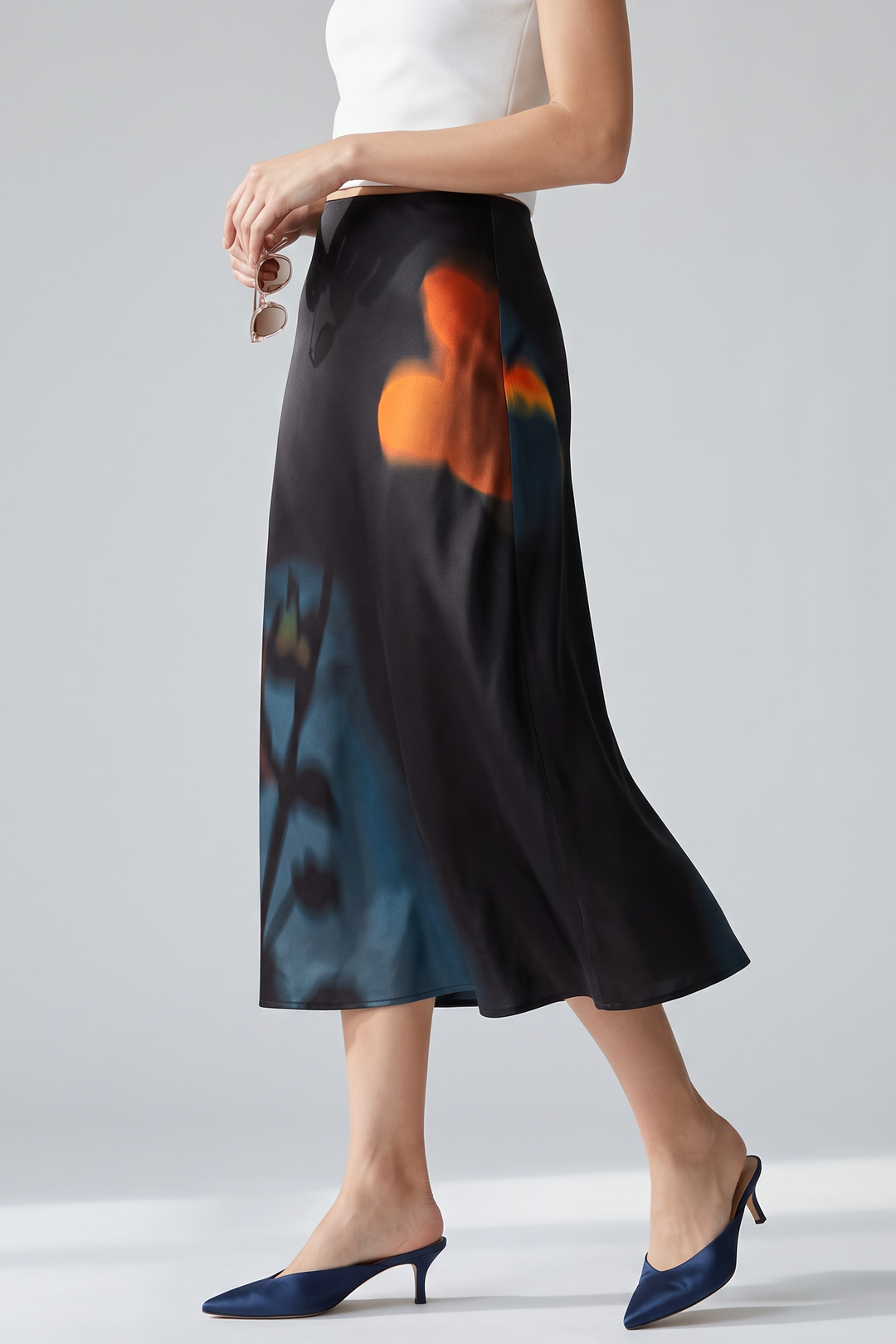 Gilia Flower Print Skirt