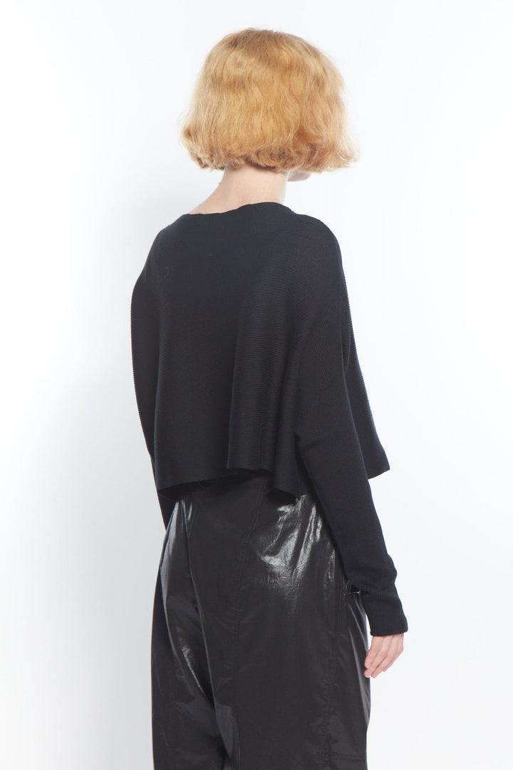 Matthildur Rib Sweater in Black