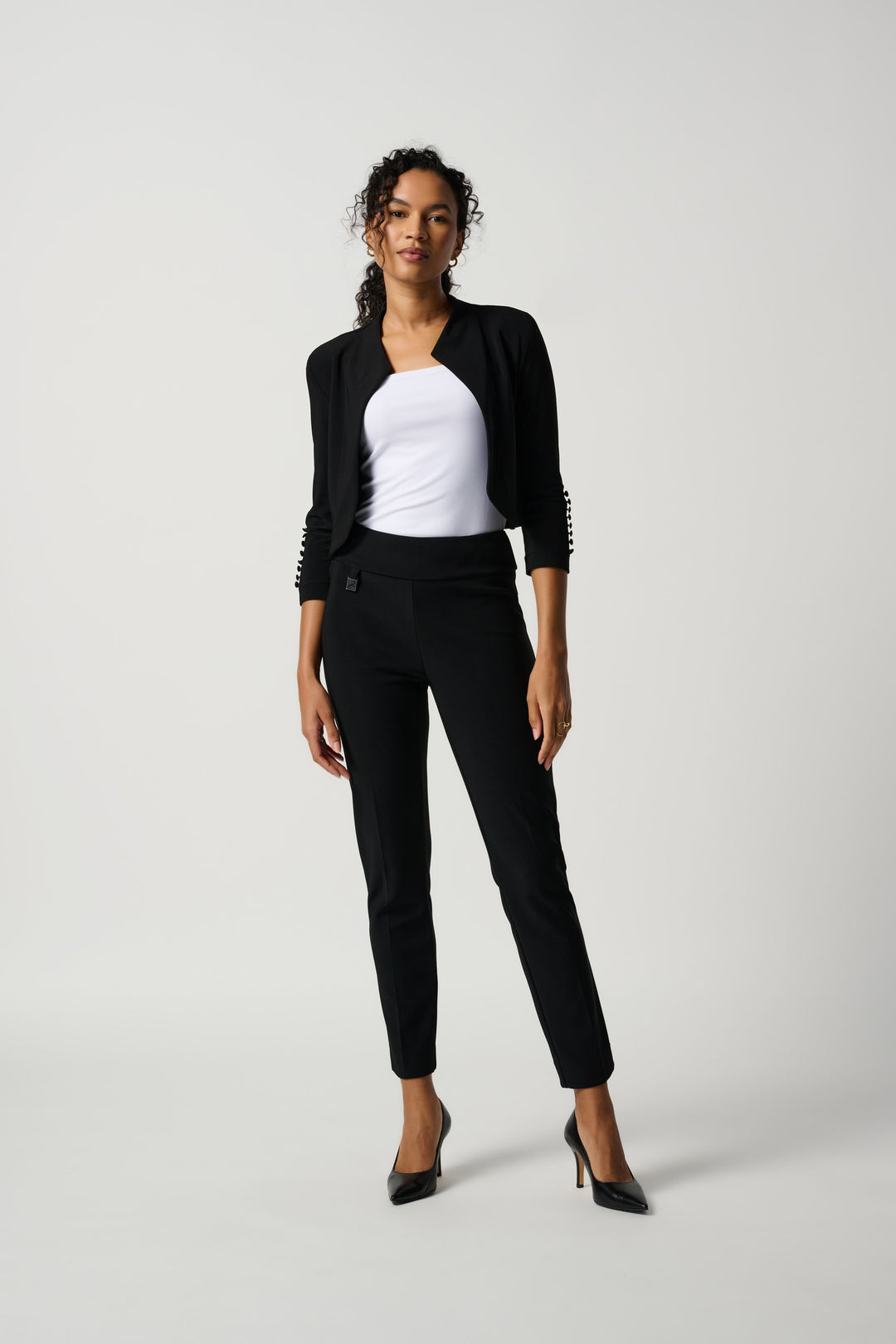 Classic Tailored Slim Pant Black