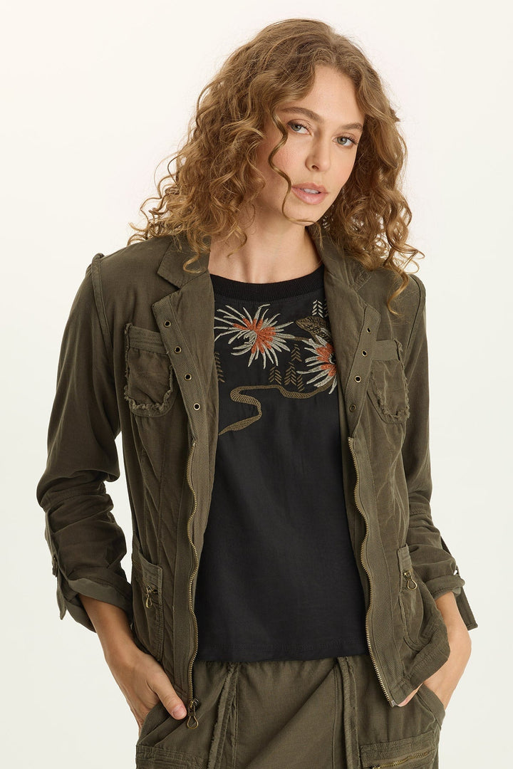 Eino Corduroy Fitted Blazer Jacket