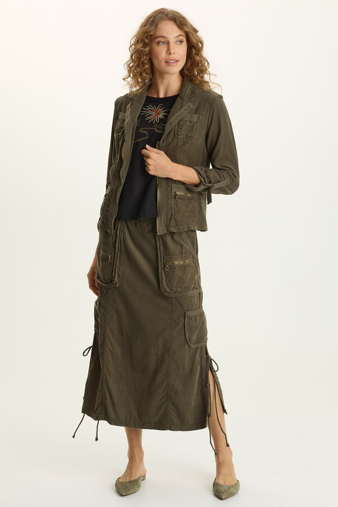 Eino Corduroy Fitted Blazer Jacket