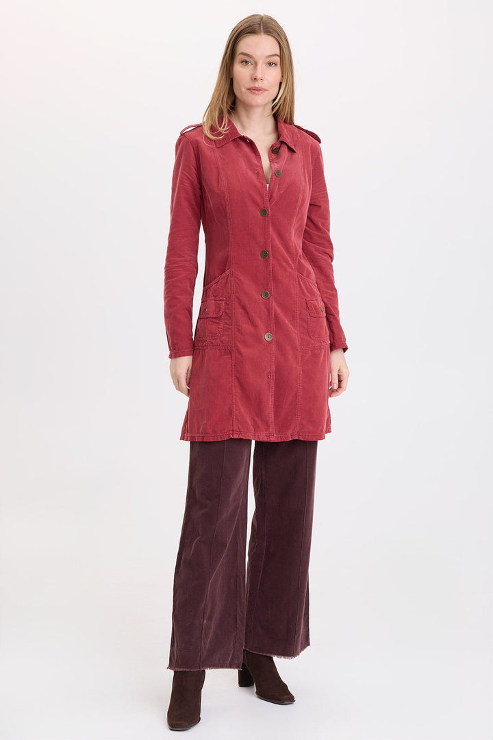 Hadrian Pintuck Corduroy Pant Belge