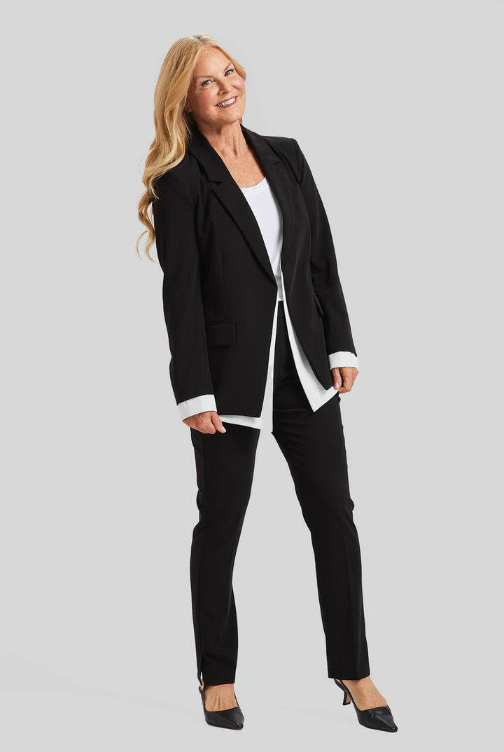 Hannah Shirt Tail Blazer Black