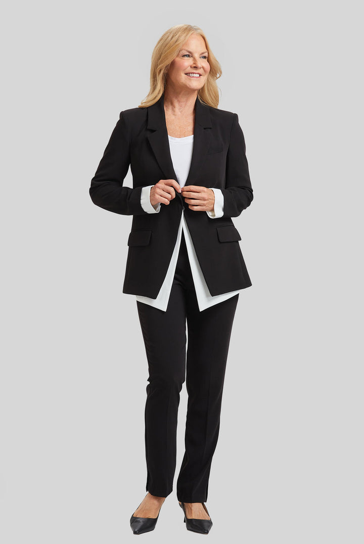 Hannah Shirt Tail Blazer Black