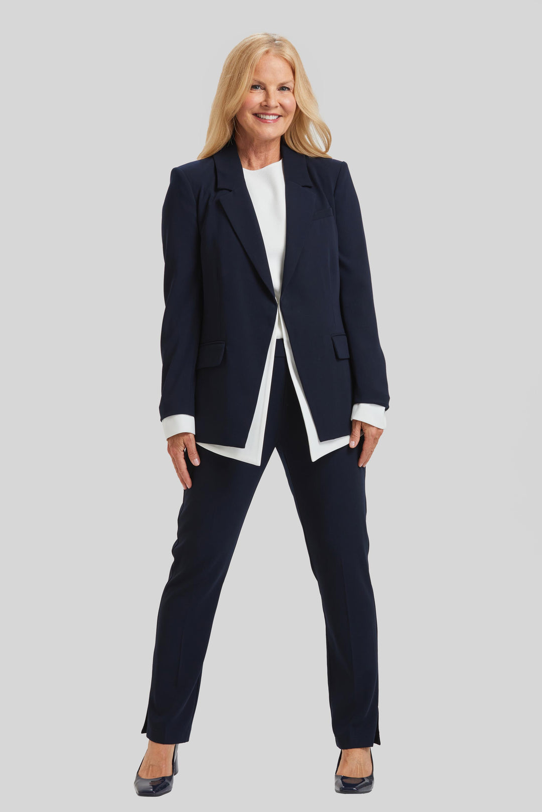 Hannah Shirt Tail Blazer Black