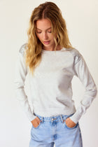 Sequin Sweater Silver