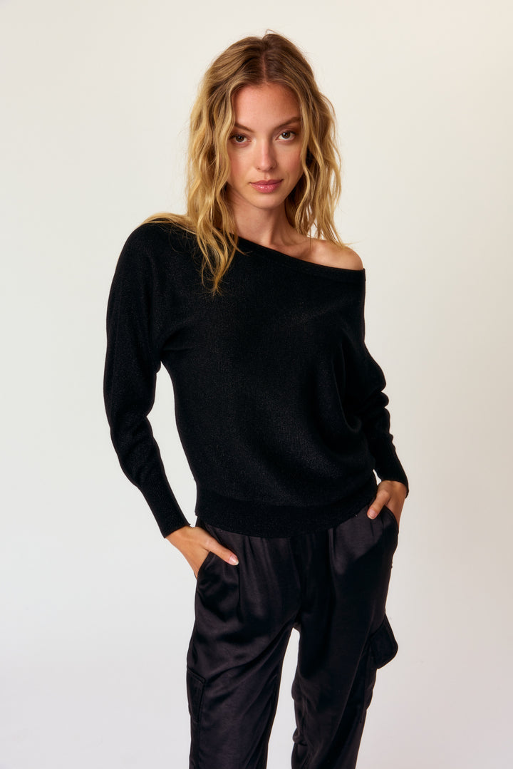 Lurex Convertible Sweater