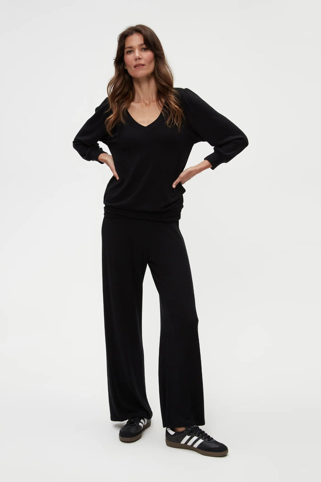 Jones Wide Leg Pant Black