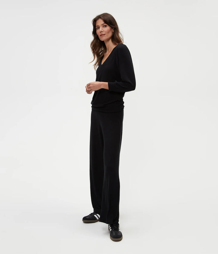 Jones Wide Leg Pant Black