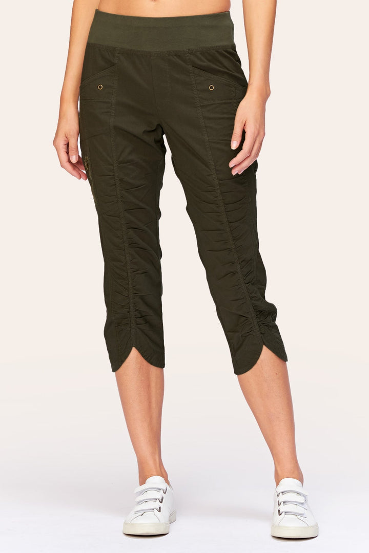 Iris Crop Olive