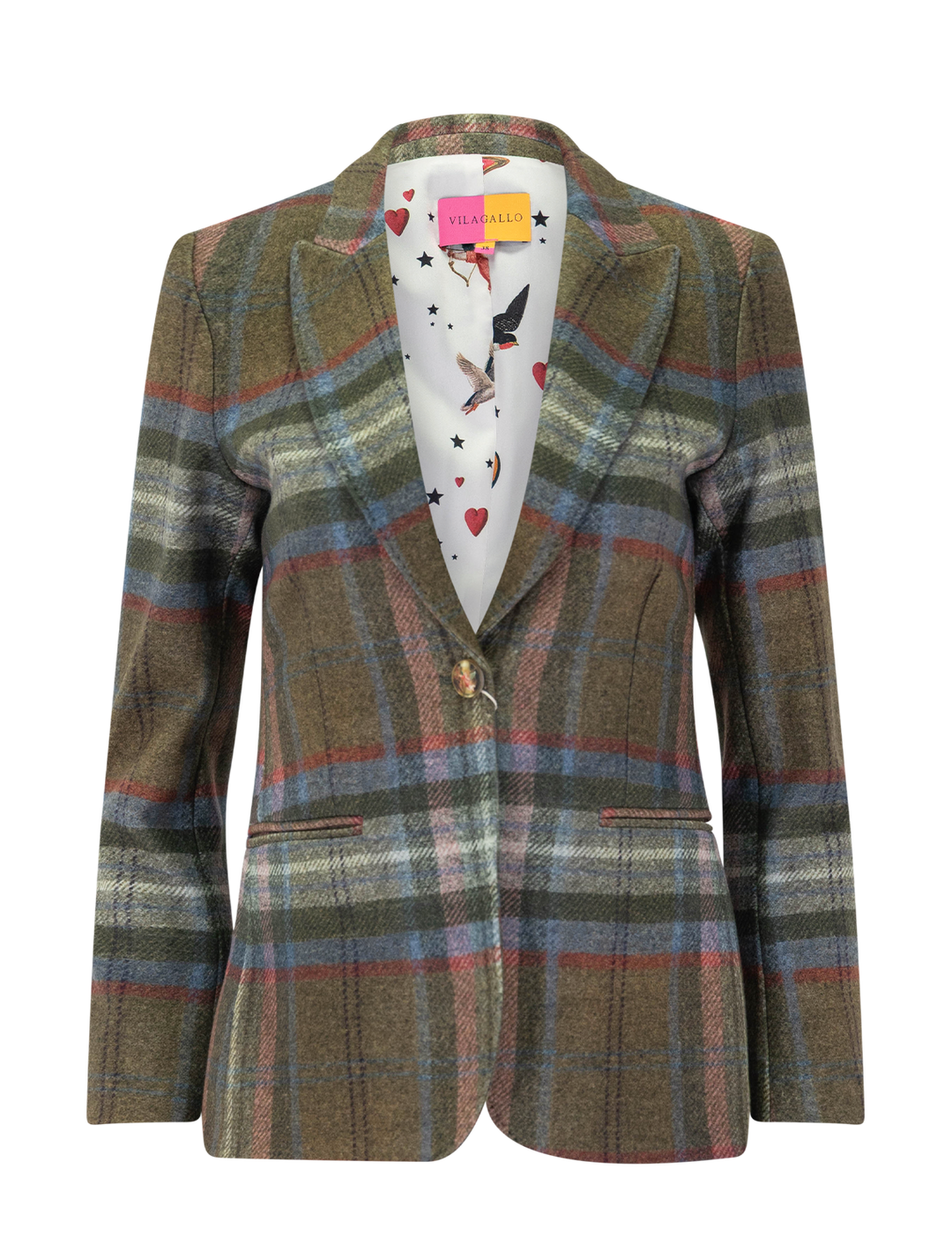 Heather Plaid Jacket