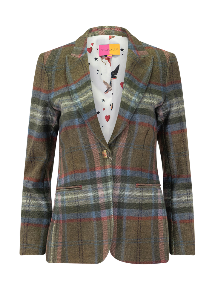 Heather Plaid Jacket