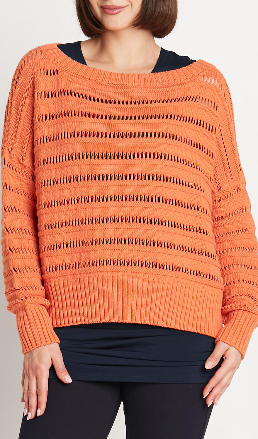 Loomed Sweater Pumpkin