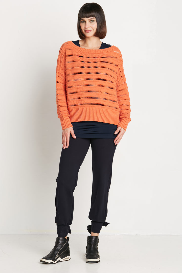 Loomed Sweater Pumpkin