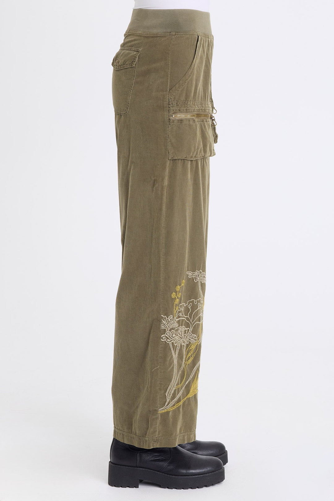 Aleks Embroidered Pant Kombu